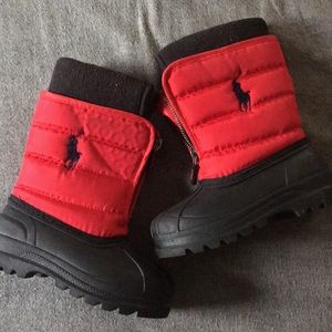 Baby polo snow boots